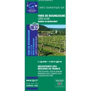 Bourgogne Vinkarta IGN